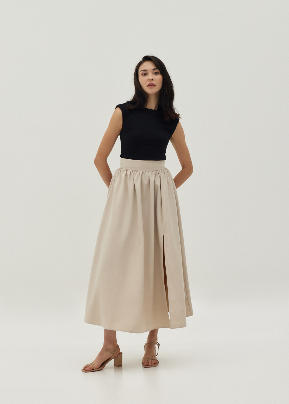 

Desiree Flare Maxi Skirt-042-XS