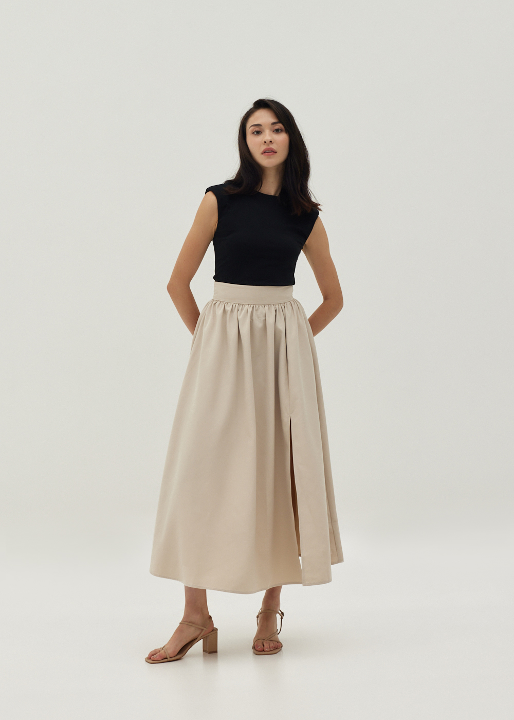 

Desiree Flare Maxi Skirt-042-M