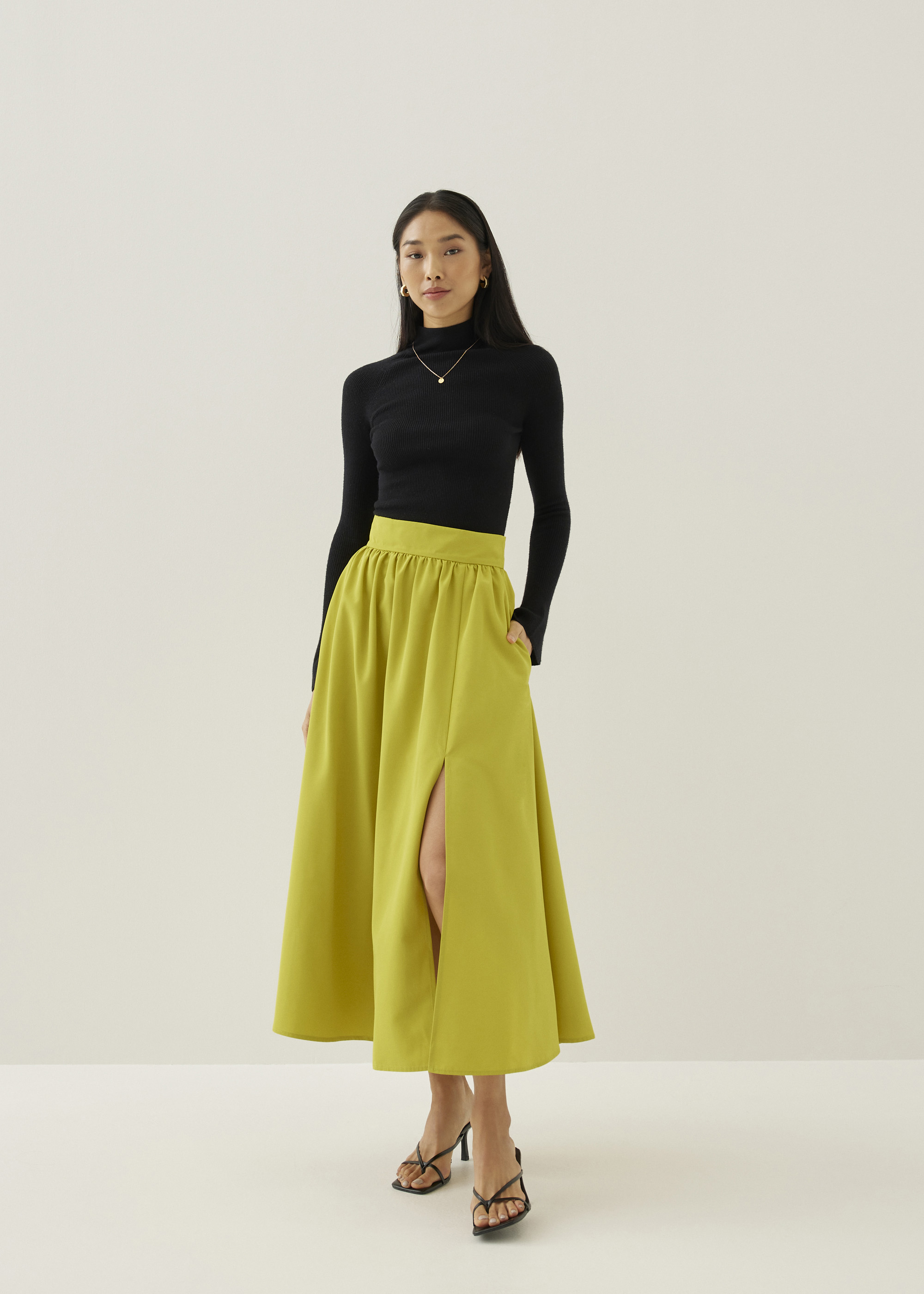 

Desiree Flare Maxi Skirt-108-M