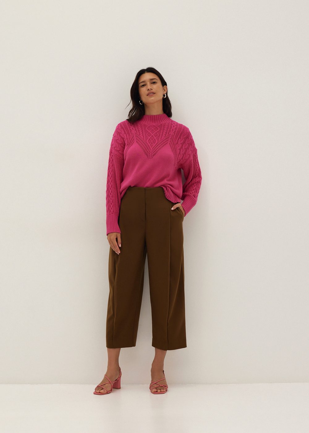 

Bryn Brushed Twill Cocoon Pants-274-XL