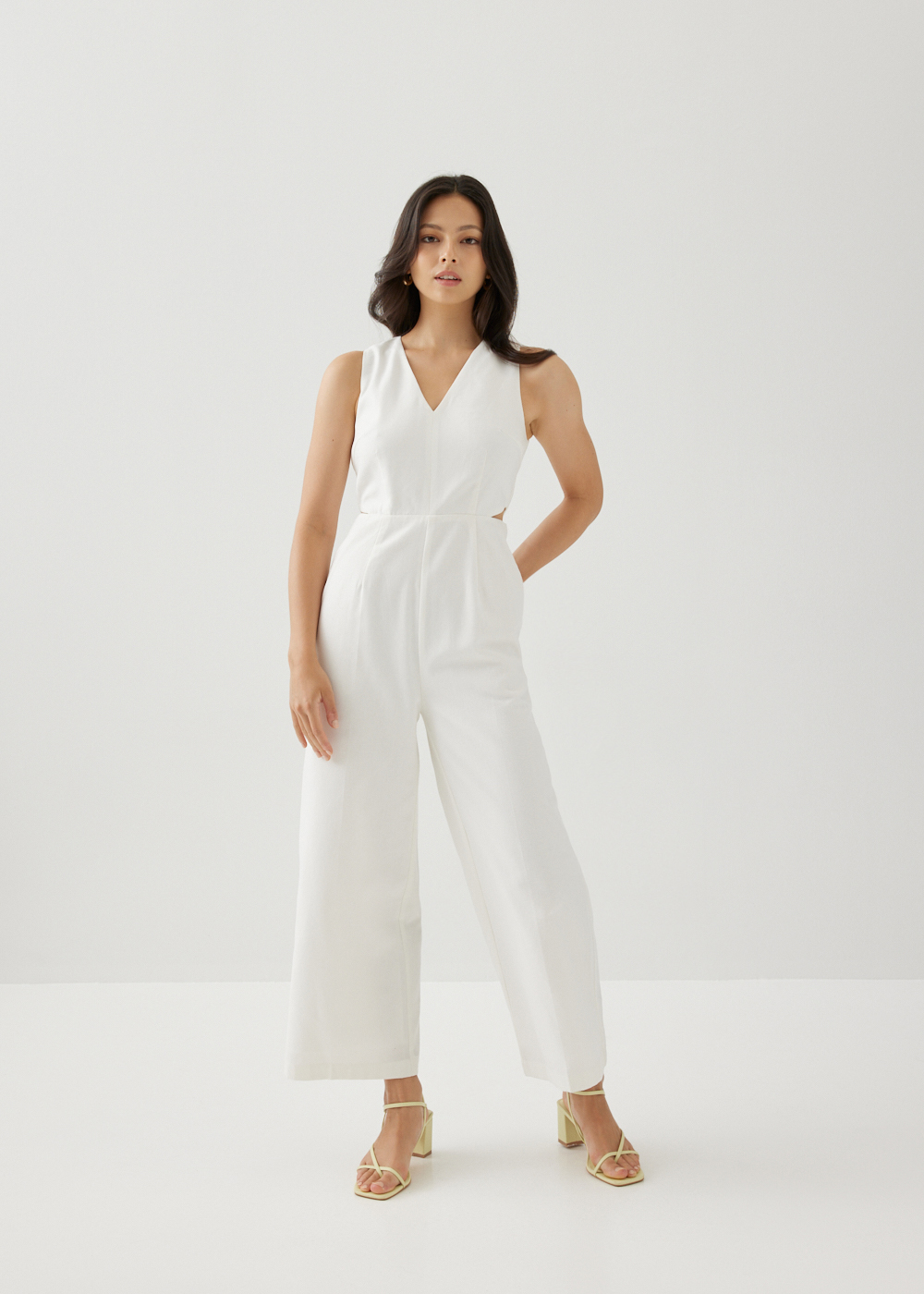 

Averie Linen Straight Leg Maxi Jumpsuit-031-M