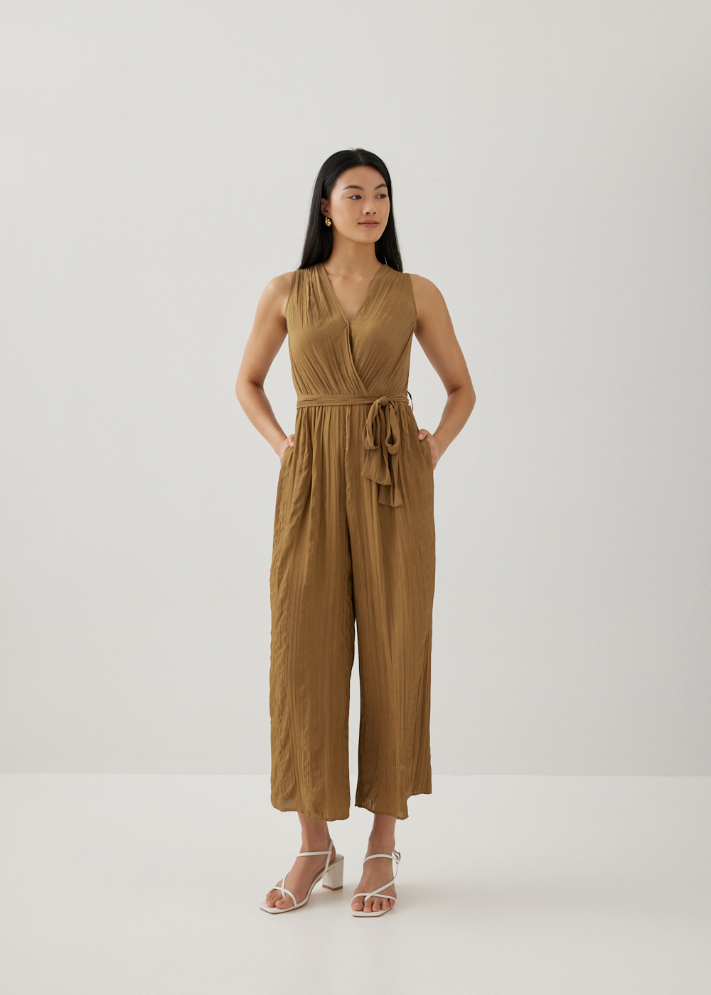 

Acacia Elastic Textured Jumpsuit-274-XL