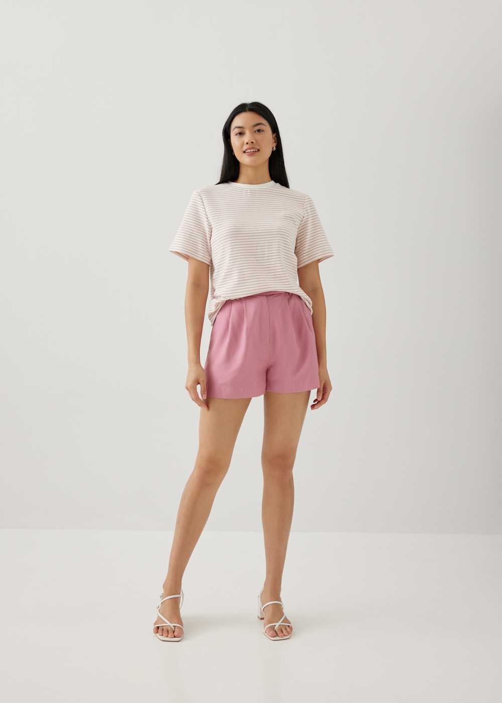 

Rozette Tailored A-line Shorts-363-XS