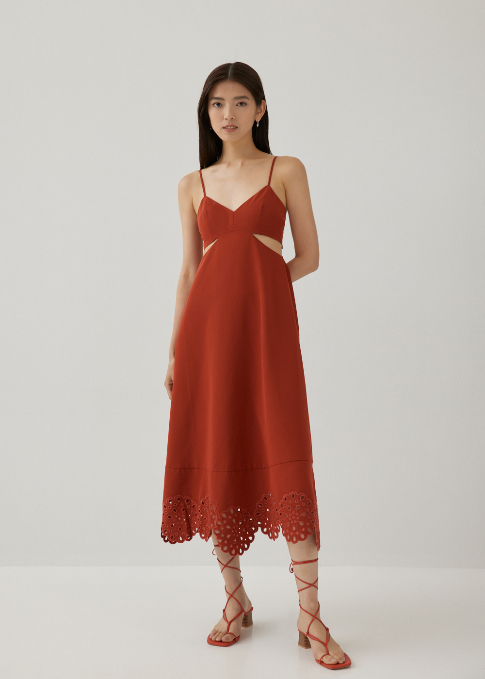 

Azela Padded Cut Out Flare Dress-250-XL