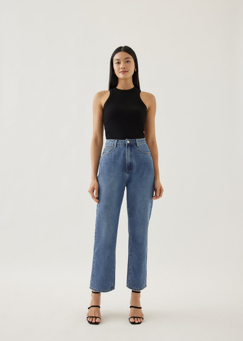 

Ofelia Denim Straight Leg Jeans-417-XL