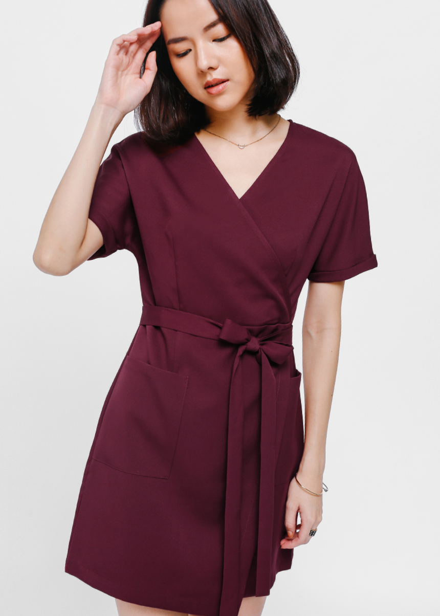 love bonito wrap dress