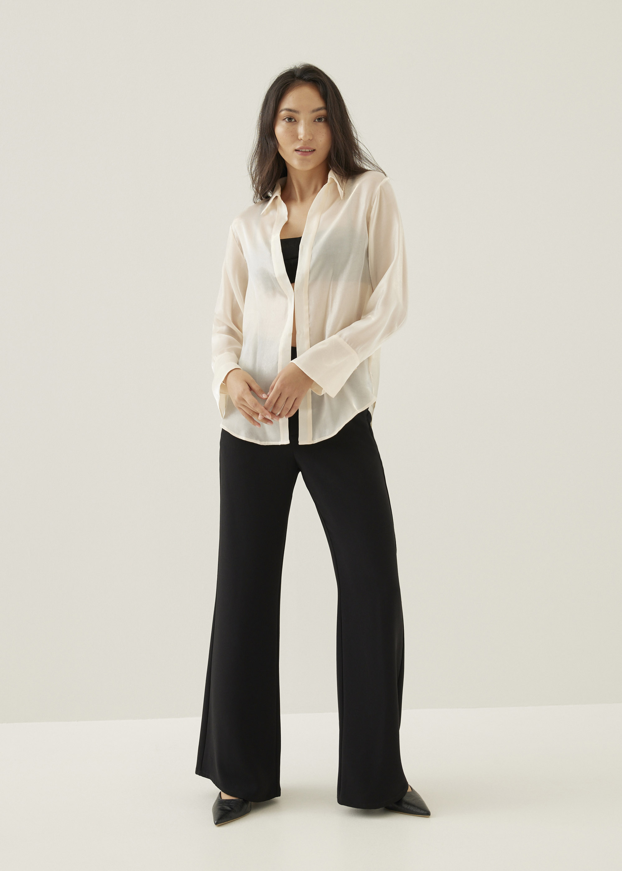 

Adelia Tailored Collared Shirt-279-L