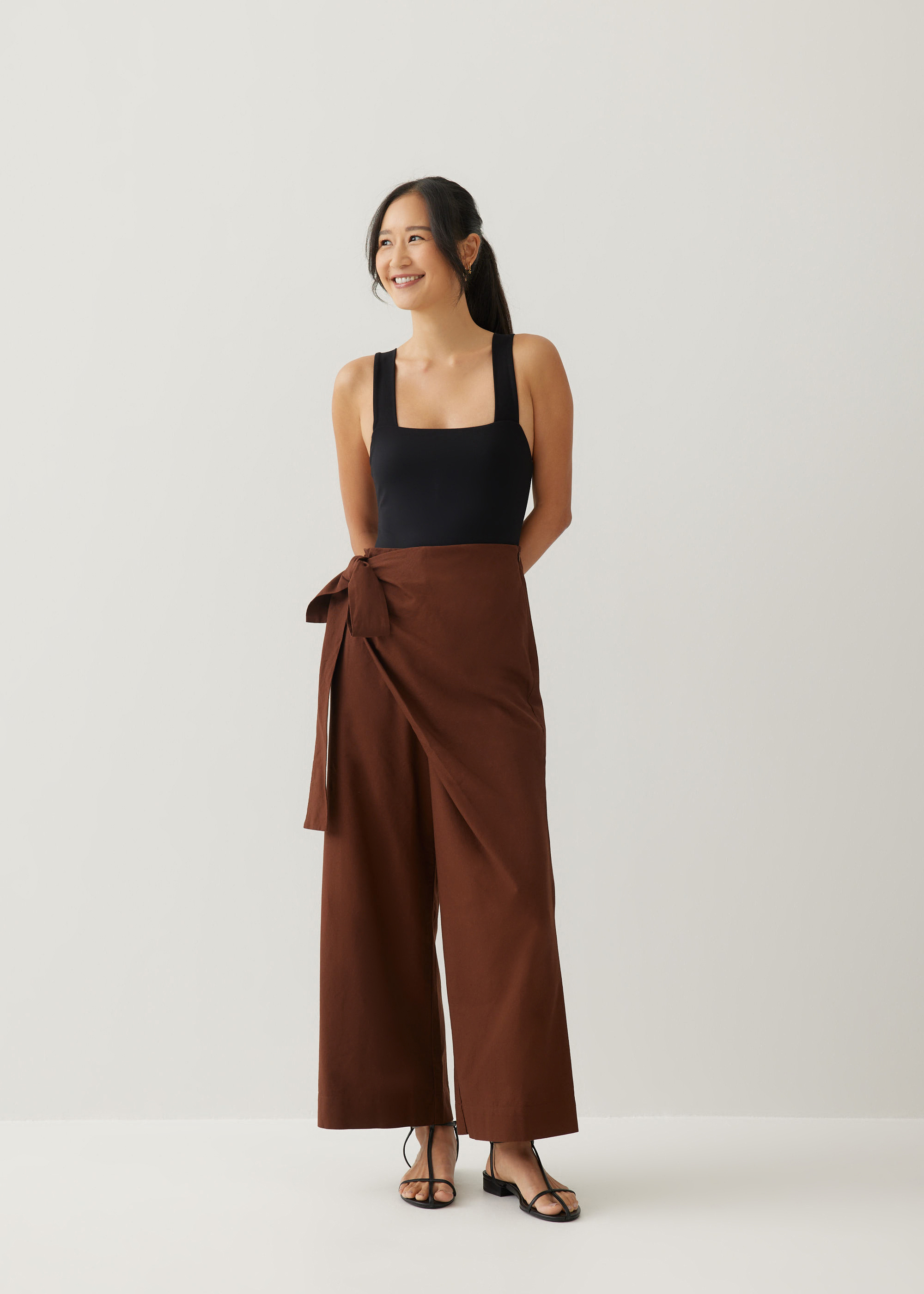 

Derya Cotton Wide Leg Pants-273-L