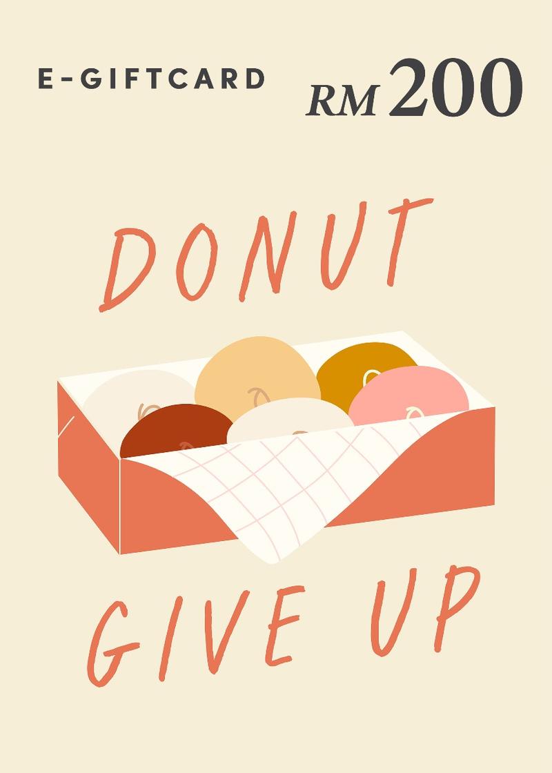 Love, Bonito e-Gift Card - Donut Give Up! - RM200