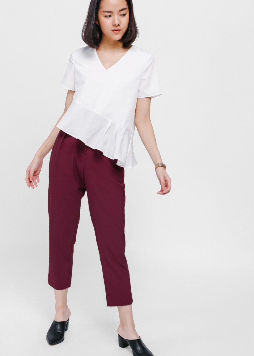 women's ruffle top