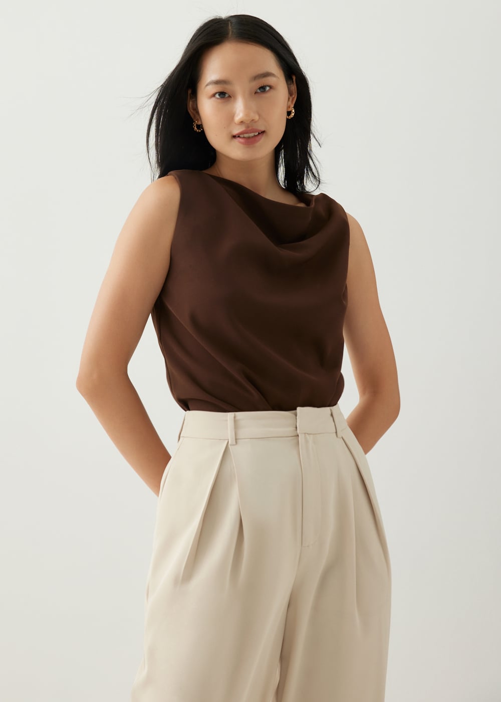 Buy Lindea Drape Shell Top @ Love, Bonito Singapore | Shop Women's ...