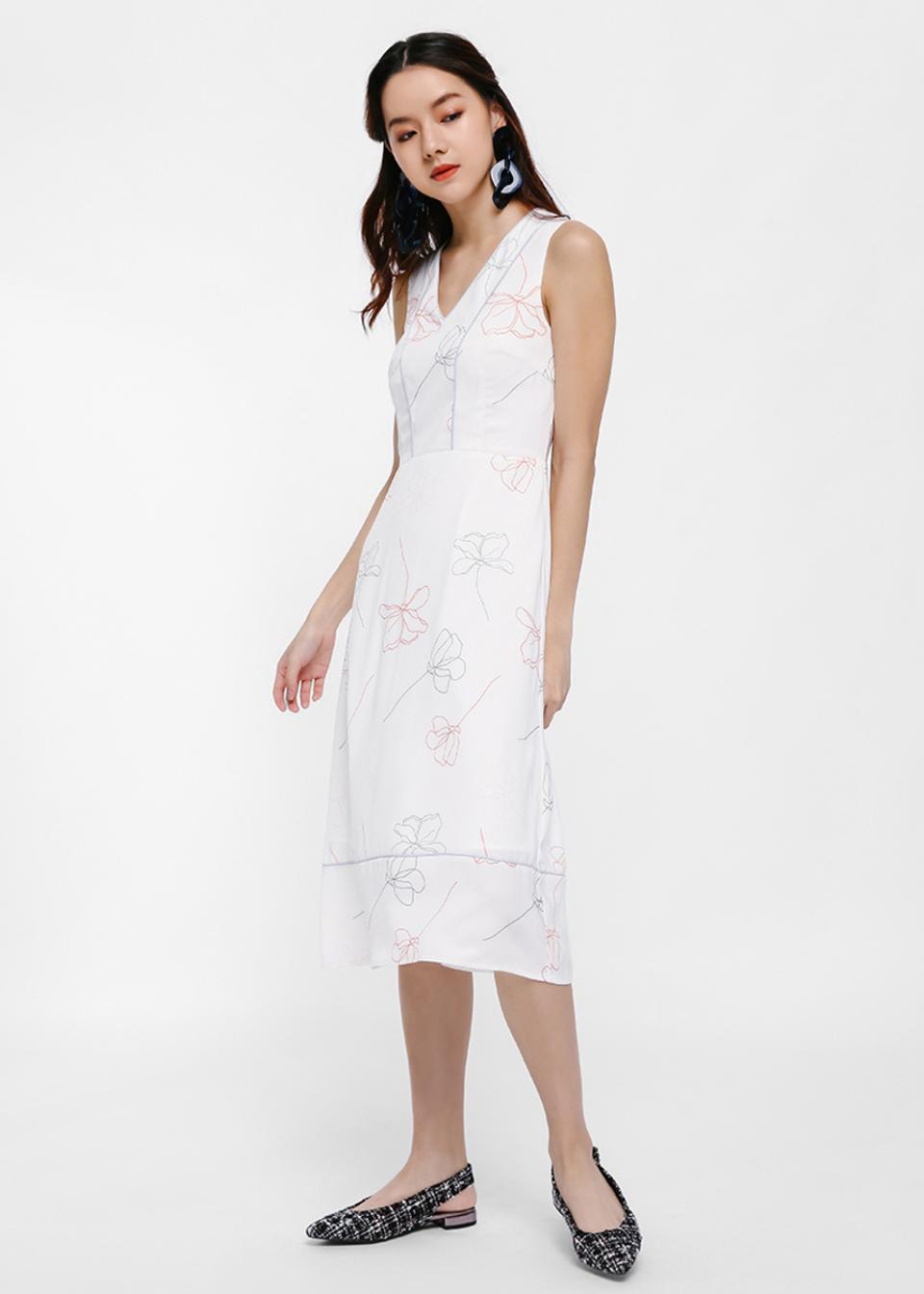 Buy Vietta Printed Midi Dress @ Love, Bonito | Shop Women's Fashion ...