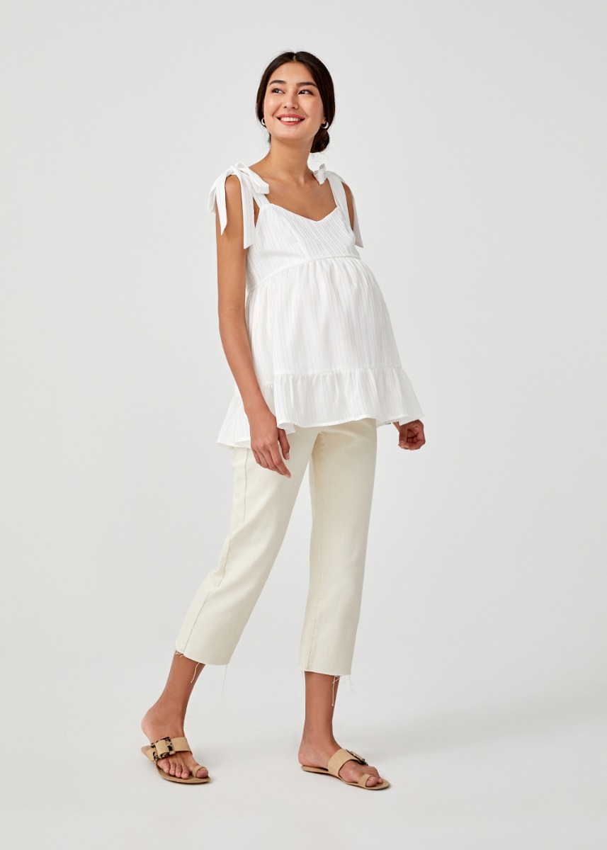 ruffle hem top