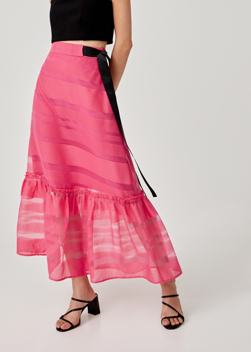 wrap around maxi skirts