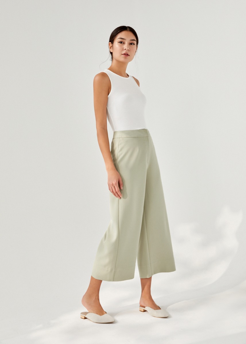 

Sheba Tailored Wide Leg Pants-124-S