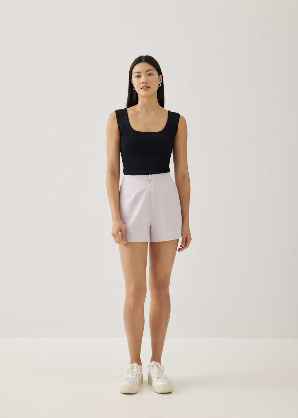 

Amita Cotton Tailored A-line Shorts-030-XXS