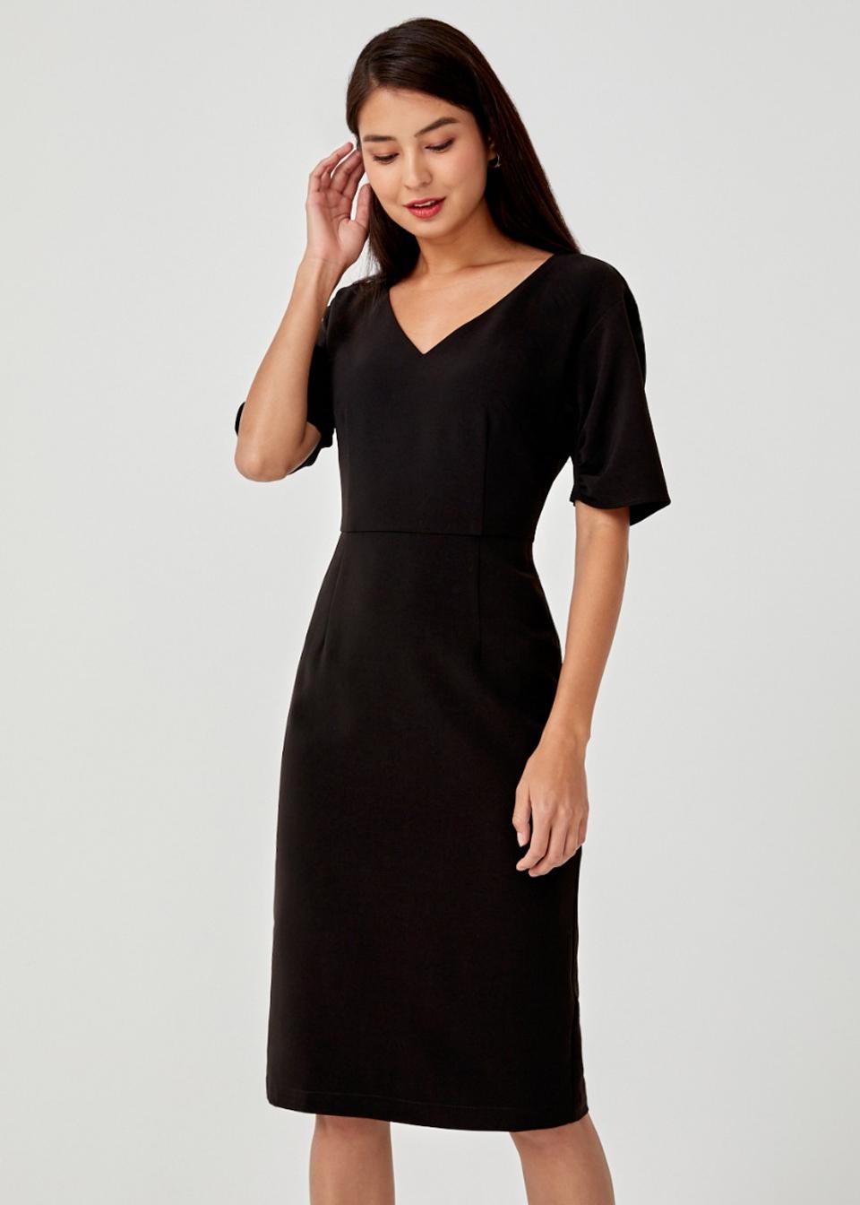 Buy Ohela Ruched Midi Dress @ Love, Bonito Singapore | Shop Women's ...
