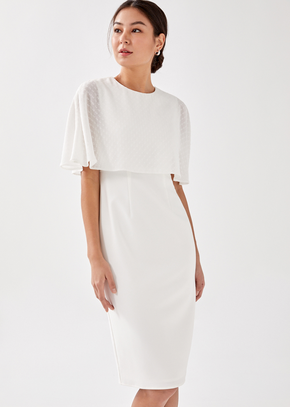 Buy Tabitha Cape Overlay Dress @ Love, Bonito Singapore | Shop Women's ...