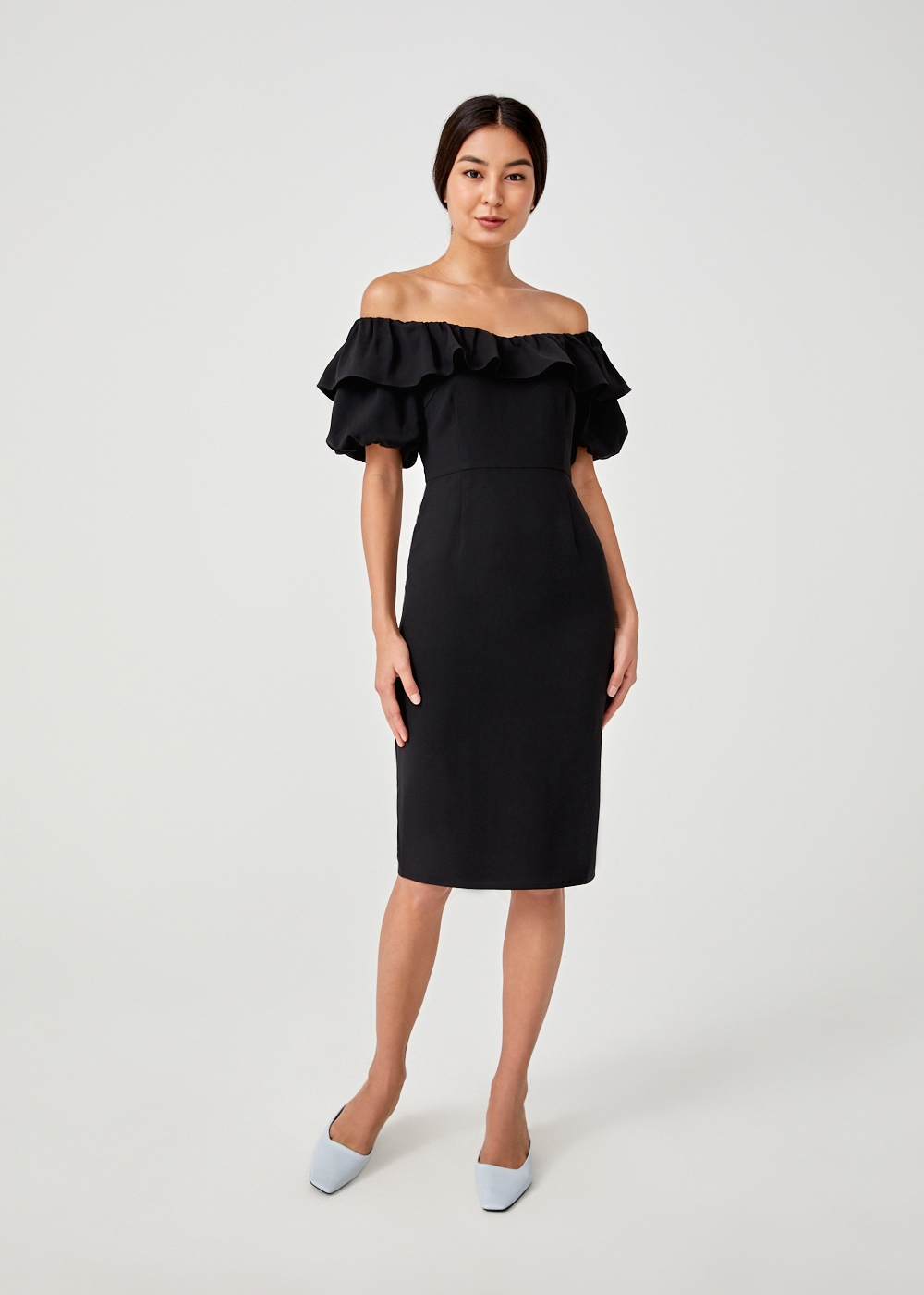 Buy Lavinia Off Shoulder Pencil Dress 