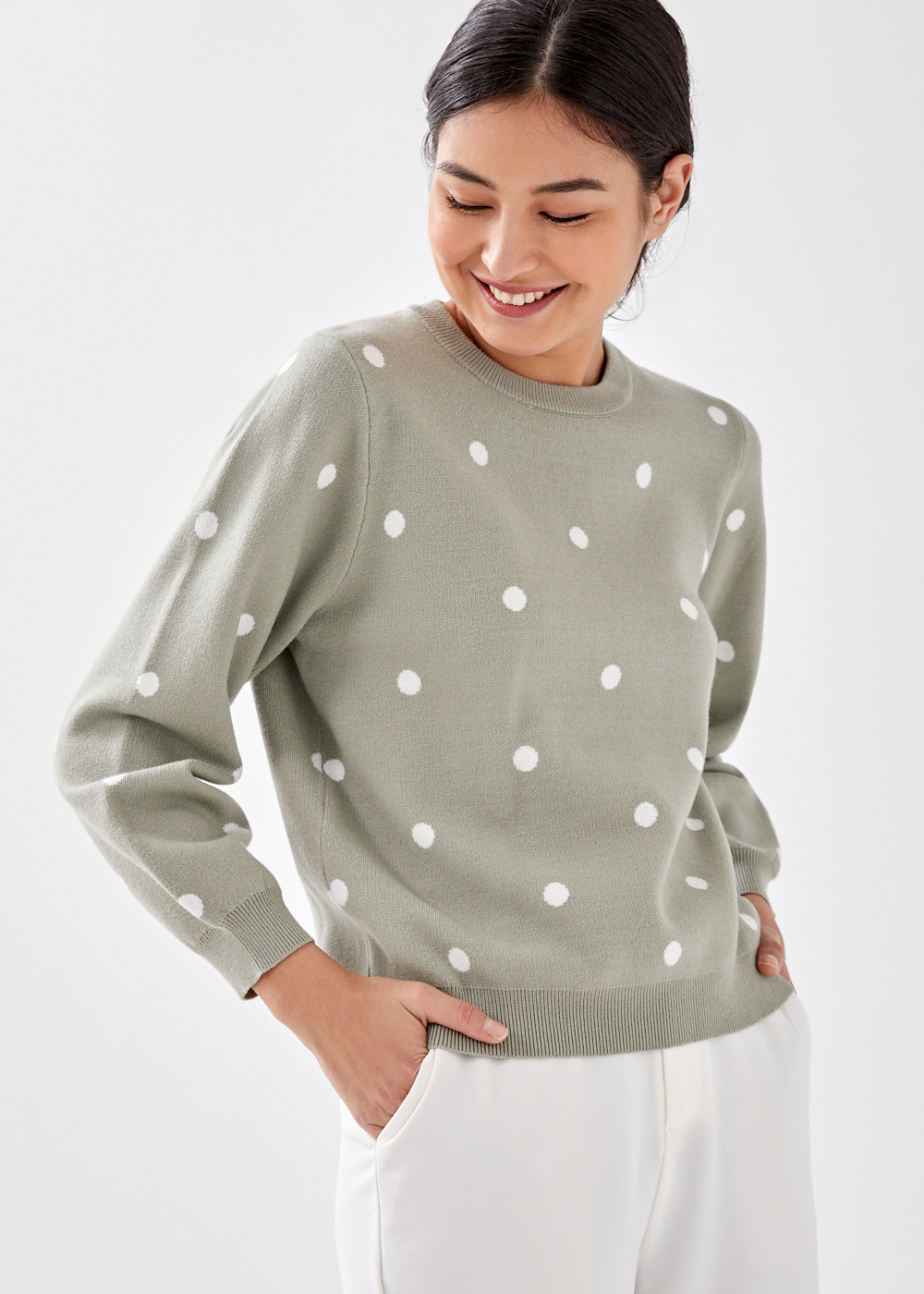 spotty jumper womens