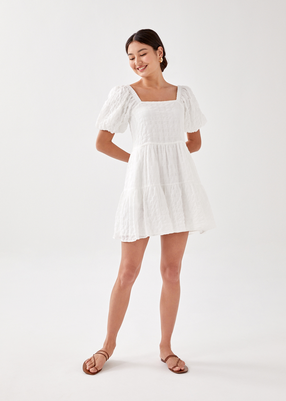 Buy Junia Textured Swing Dress Love Bonito Singapore Shop Women S Fashion Online Singapore swing (ss club edit). love bonito