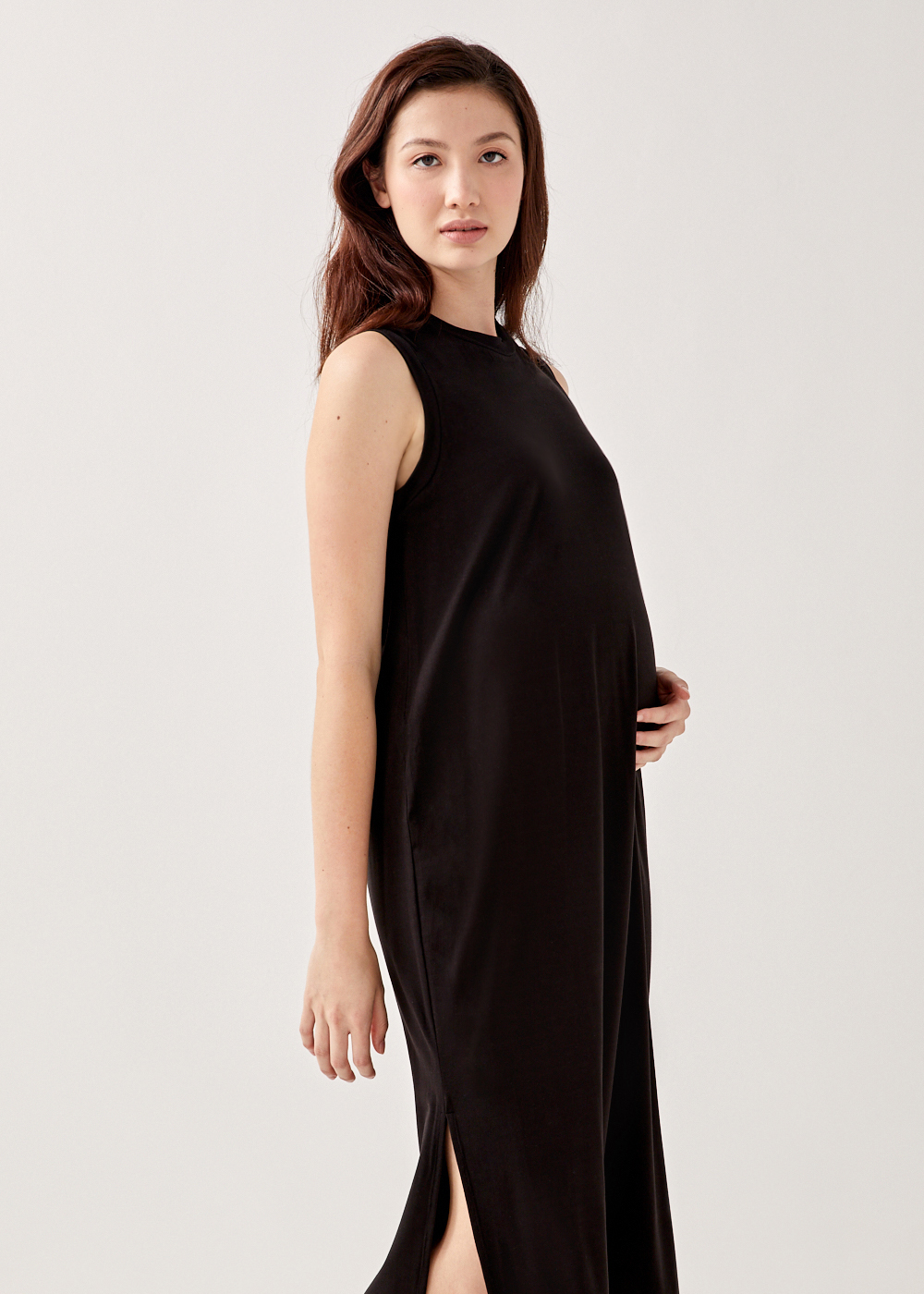jersey tank maxi dress
