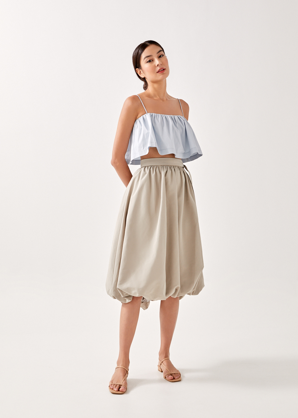 

Acadia Asymmetrical Bubble Skirt-235-S