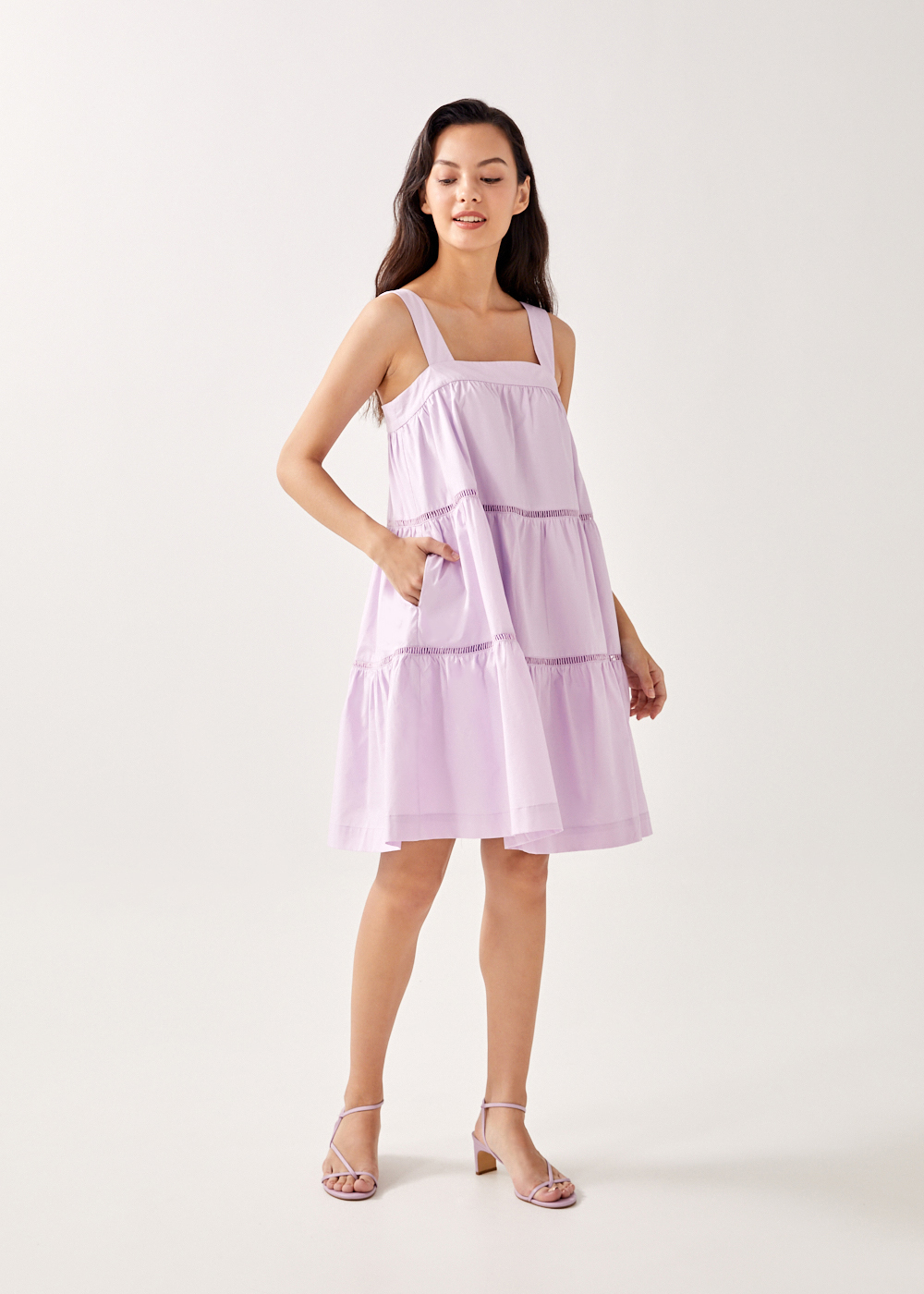 

Alissa Tie Back Swing Dress-047-XS