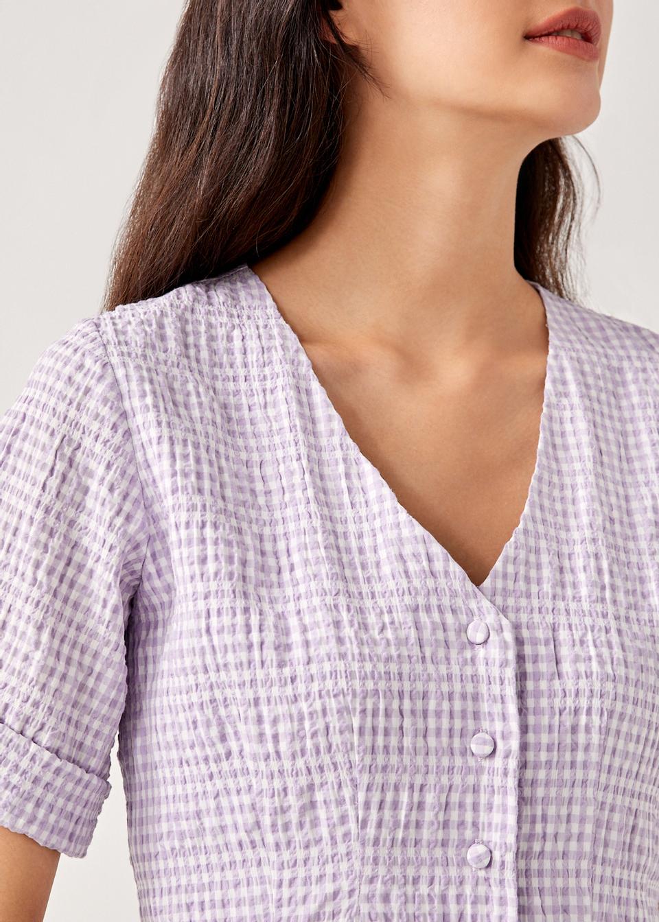 textured button up hourglass mini dress