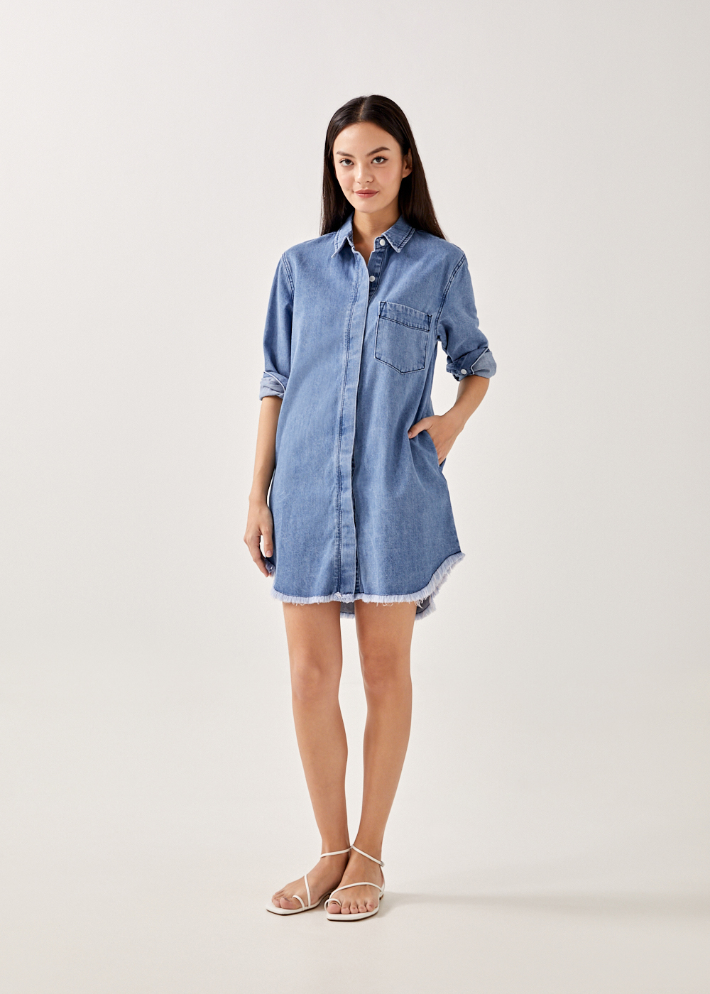 

Maci Denim Relaxed Shirt-417-XS