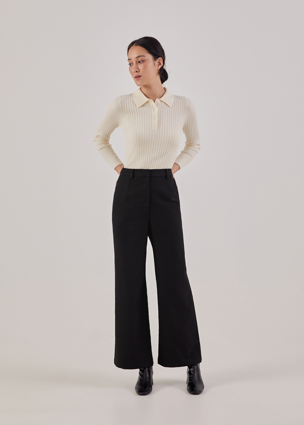 

Piera Tailored Straight Leg Trousers-014-XS