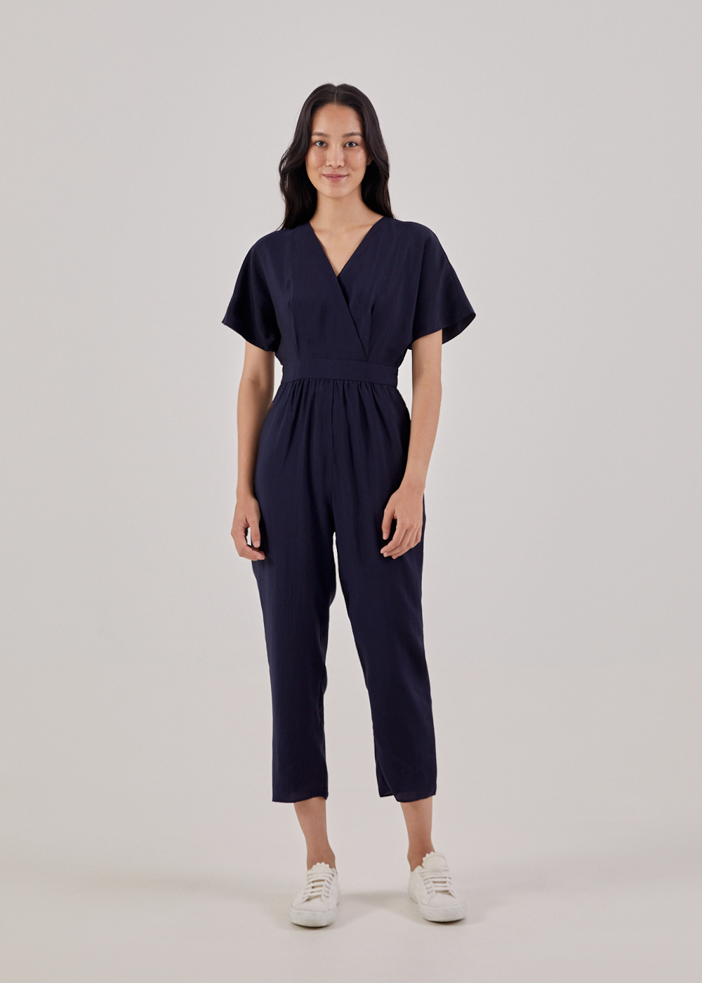 

Elena Wrap Peg Leg Jumpsuit-052-XXS