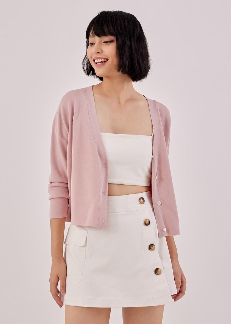 Meghan Relaxed Cropped Cardigan