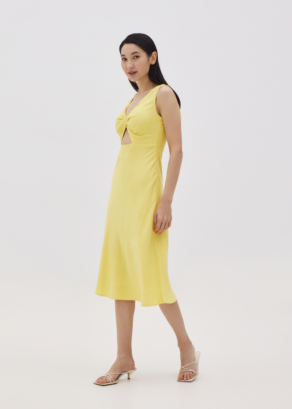 

Korra Padded Knot Twist Dress-019-S