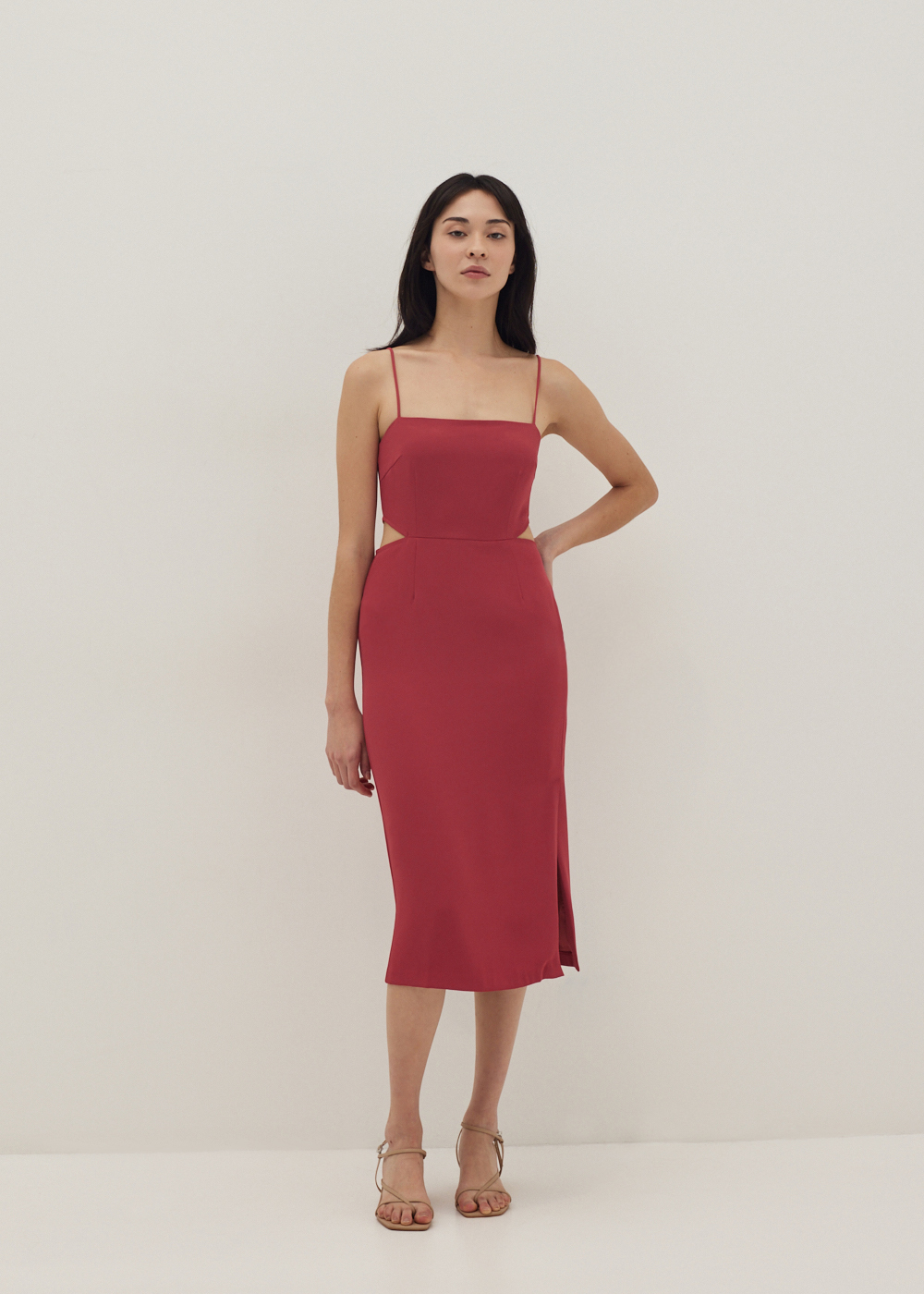 

Jania Side Cut Out Pencil Dress-386-L