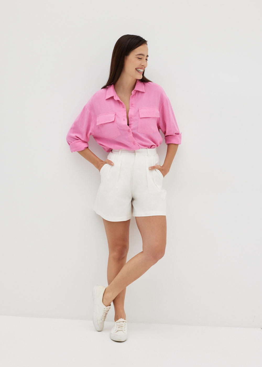 

Hilson Linen Oversized Shirt-005-XXL