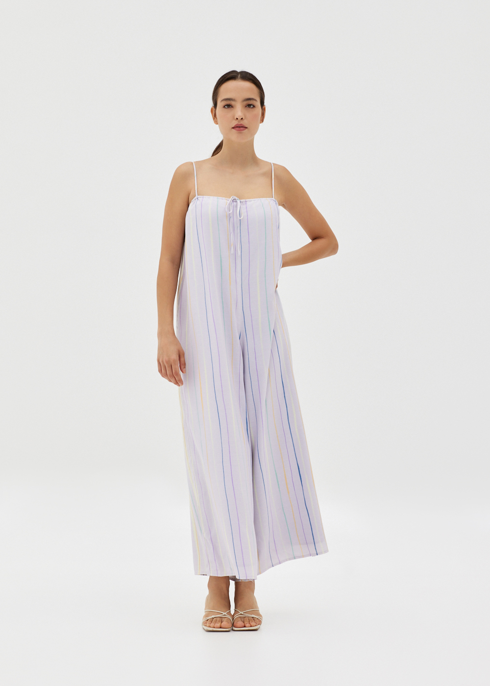 

Neisha Wide Leg Jumpsuit in Vivid Linings-047-S