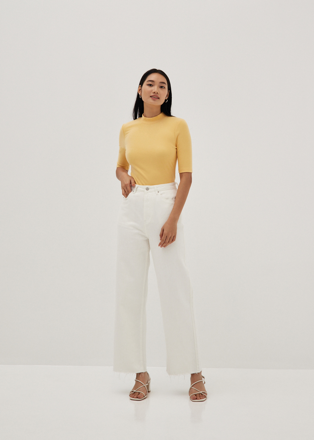 

Faylynn Funnel Neck Knit Top-289-S