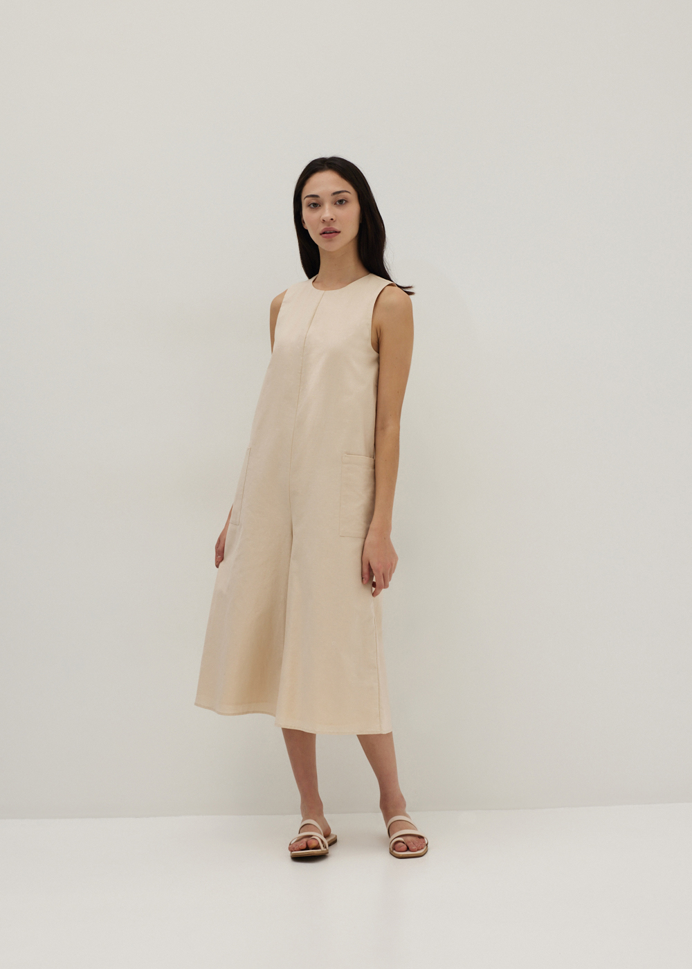 

Stacci Linen Wide Leg Jumpsuit-279-S