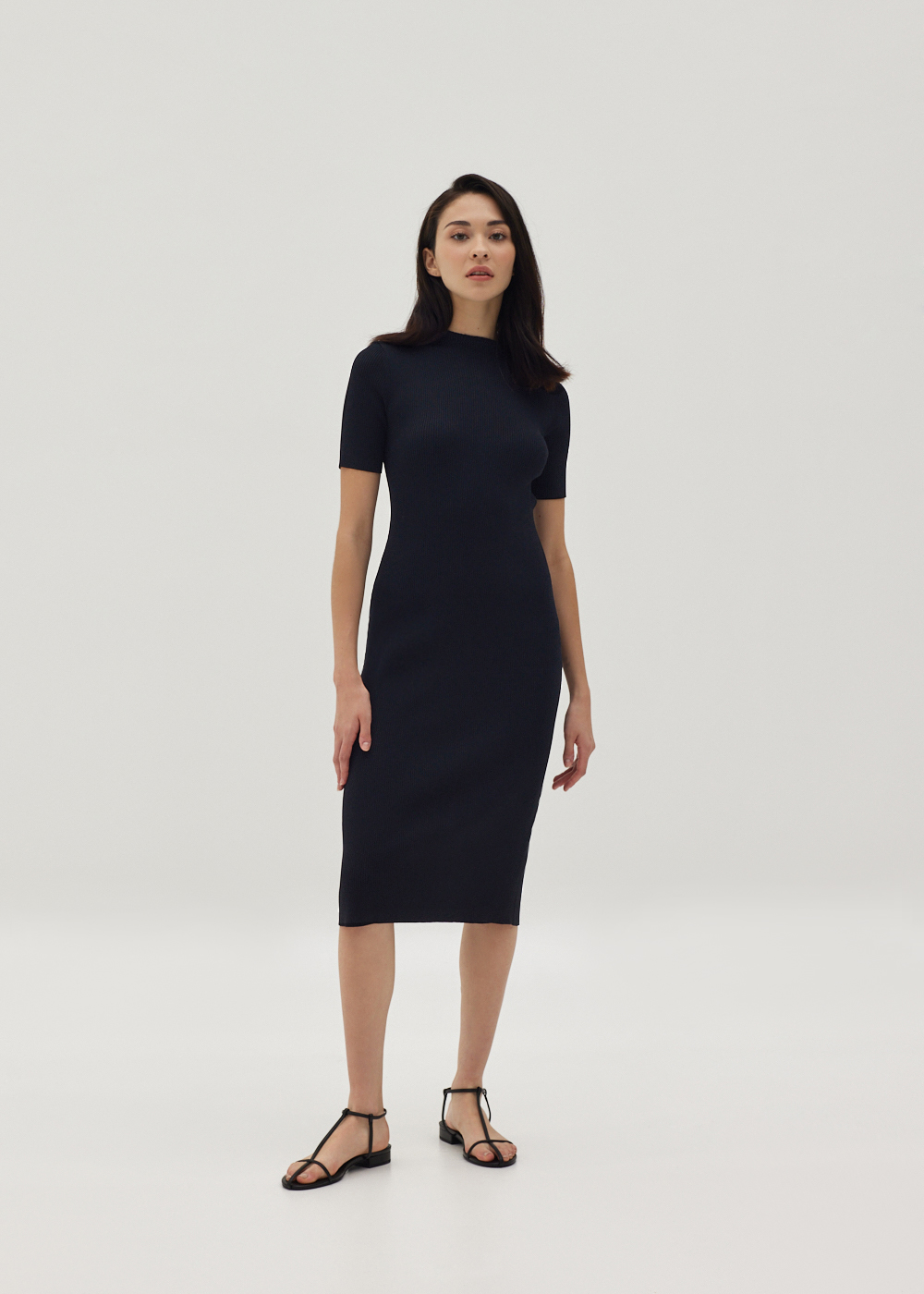 

Madelia Turtle Neck Bodycon Dress-014-XXL