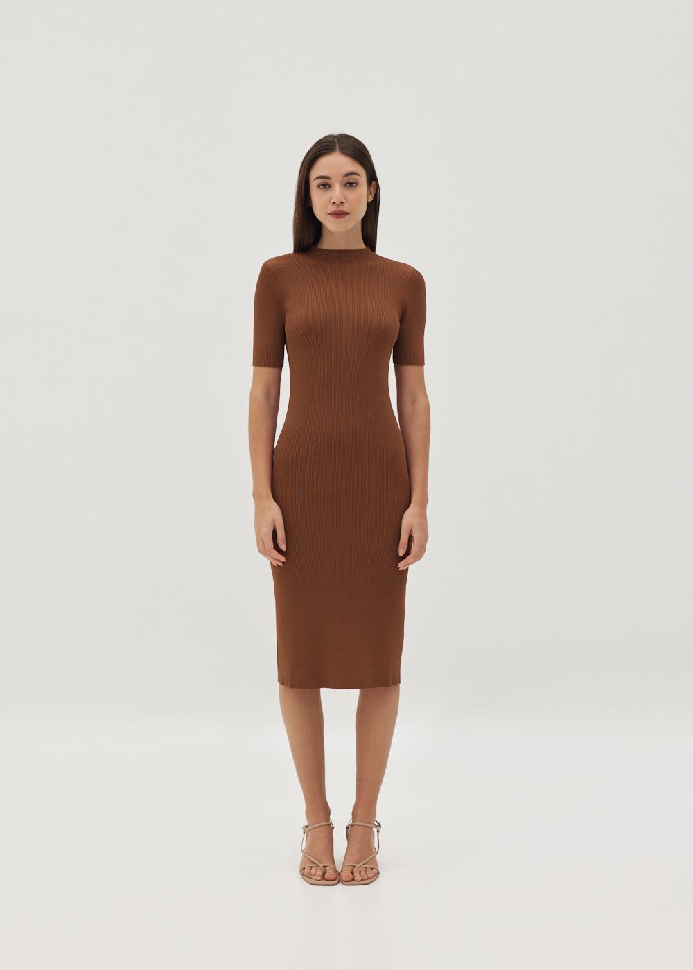 

Madelia Turtle Neck Bodycon Dress-304-L