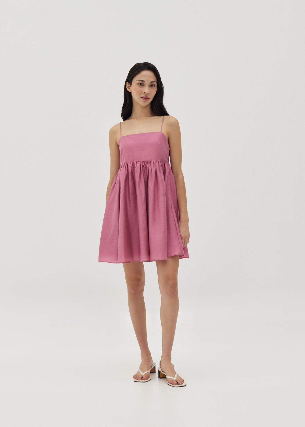 

Cleonice Babydoll Tie Back Mini Dress-363-XL