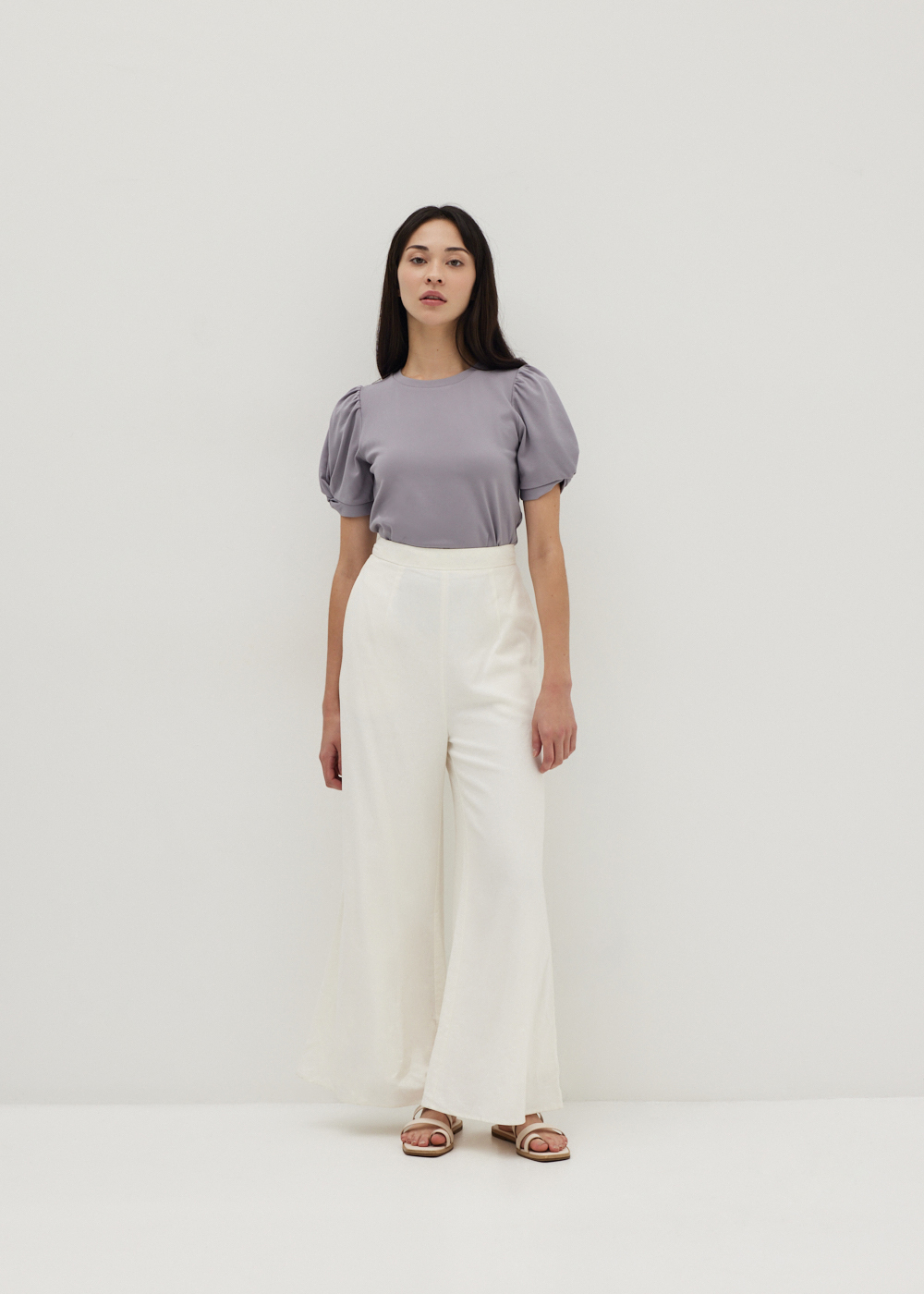 

Libbie Puff Sleeve Blouse-245-XS