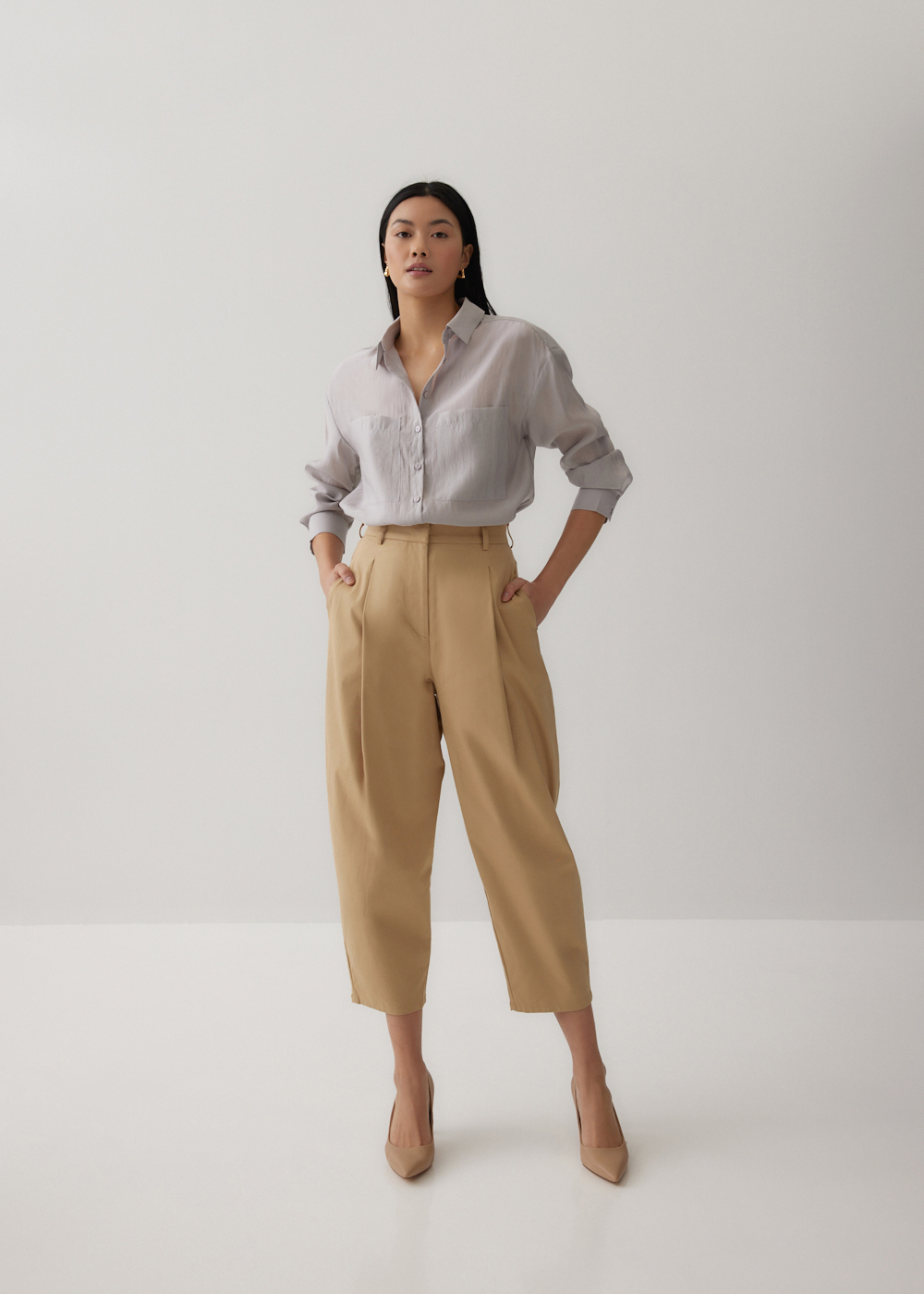 

Robin Relaxed Button Down Shirt-030-S