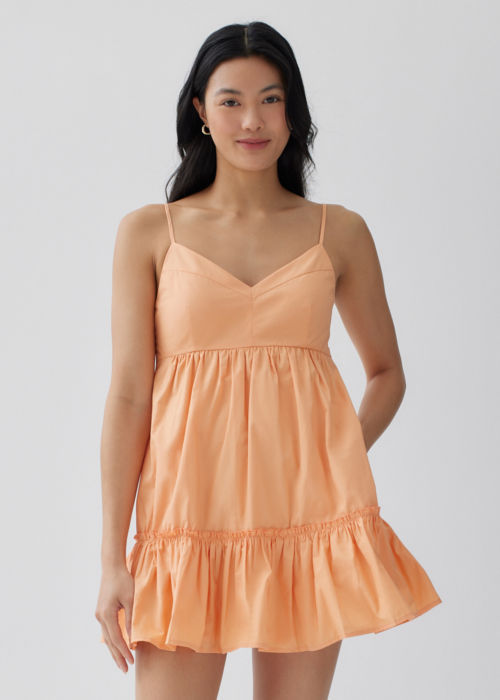 

Trimmie Padded Swing Camisole Dress-094-L