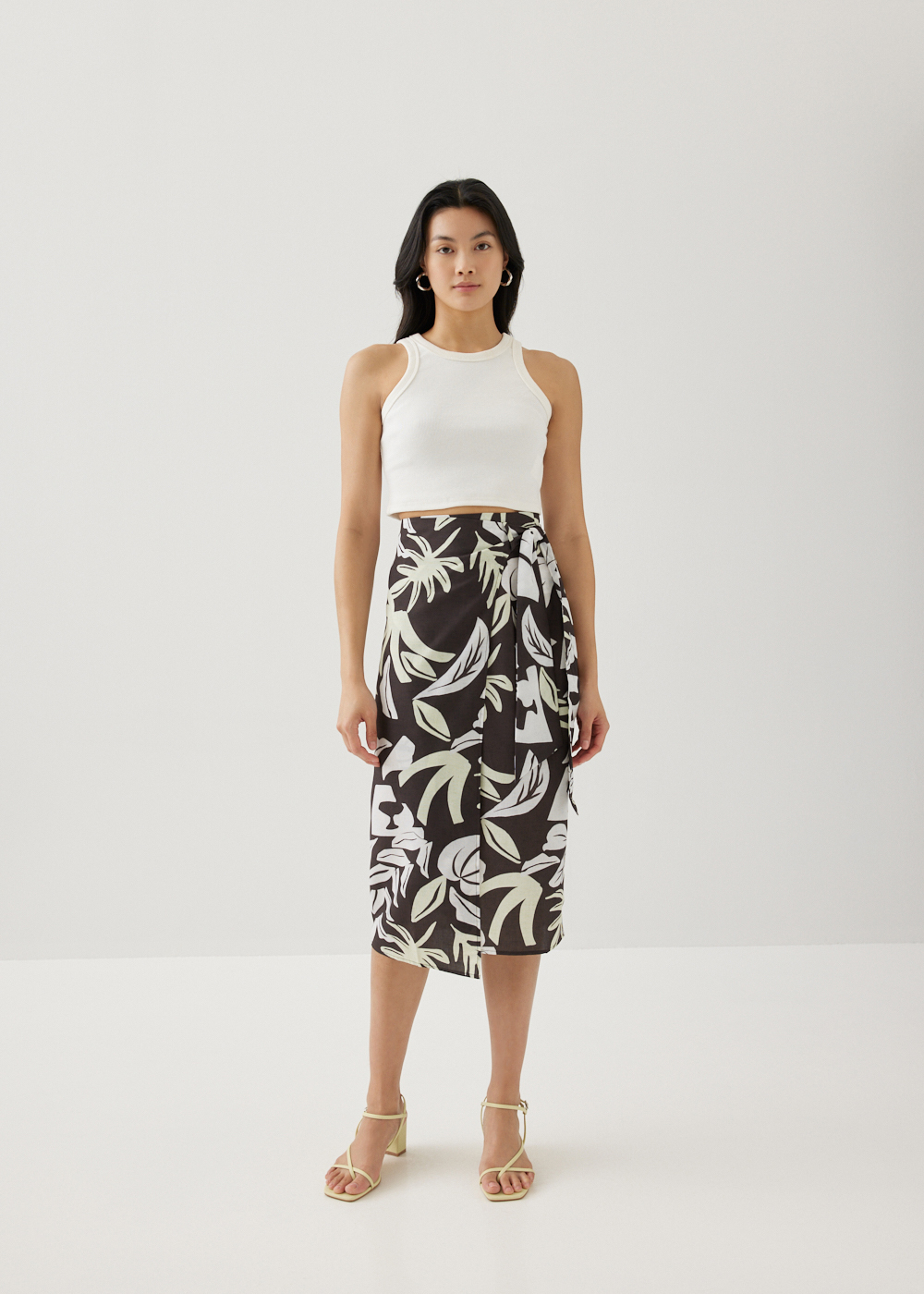 

Wynona Wrap Skirt in Tropical Breeze-277-S