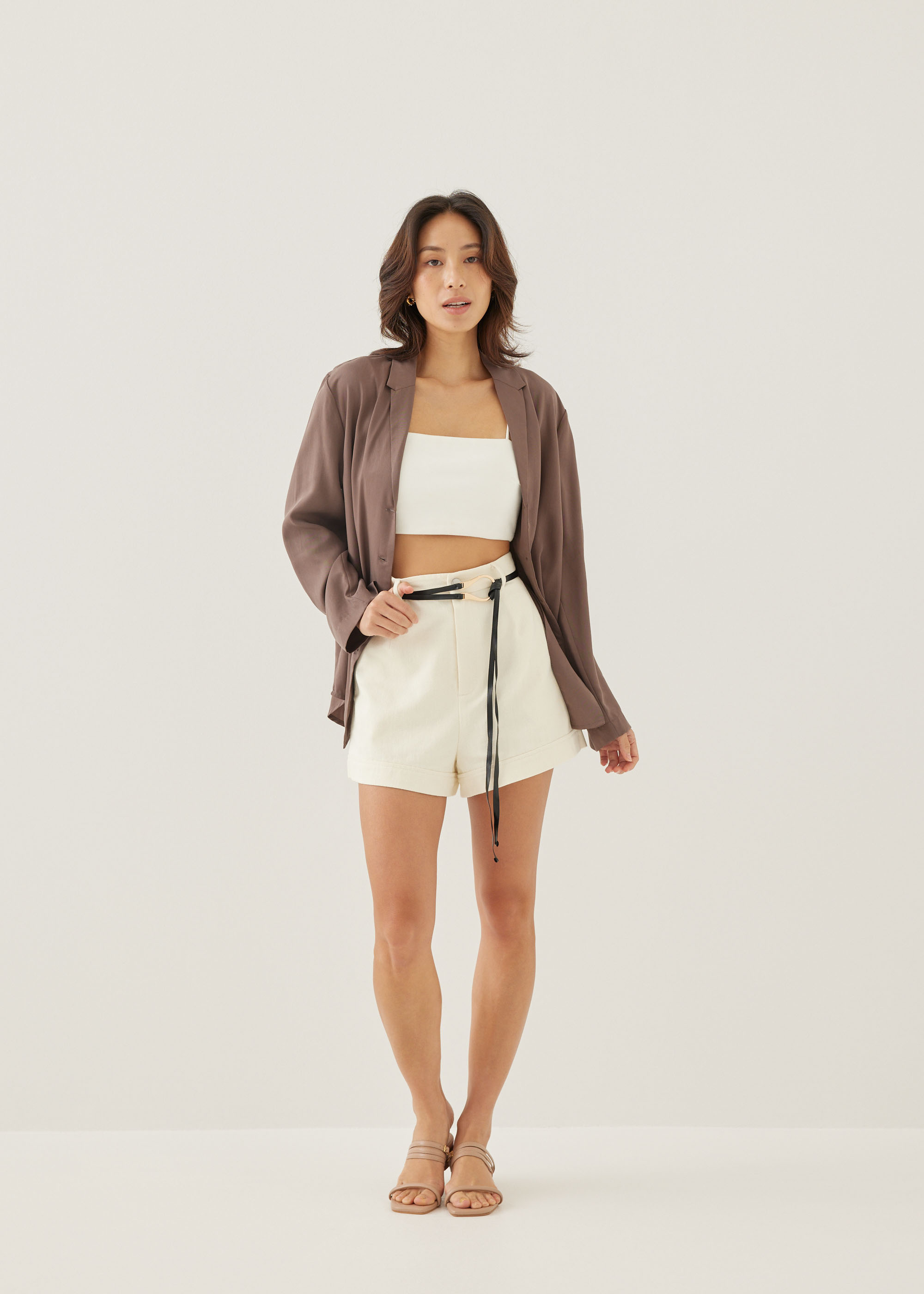 

Kaiden Tailored Relaxed Flare Sleeve Shirt-277-S