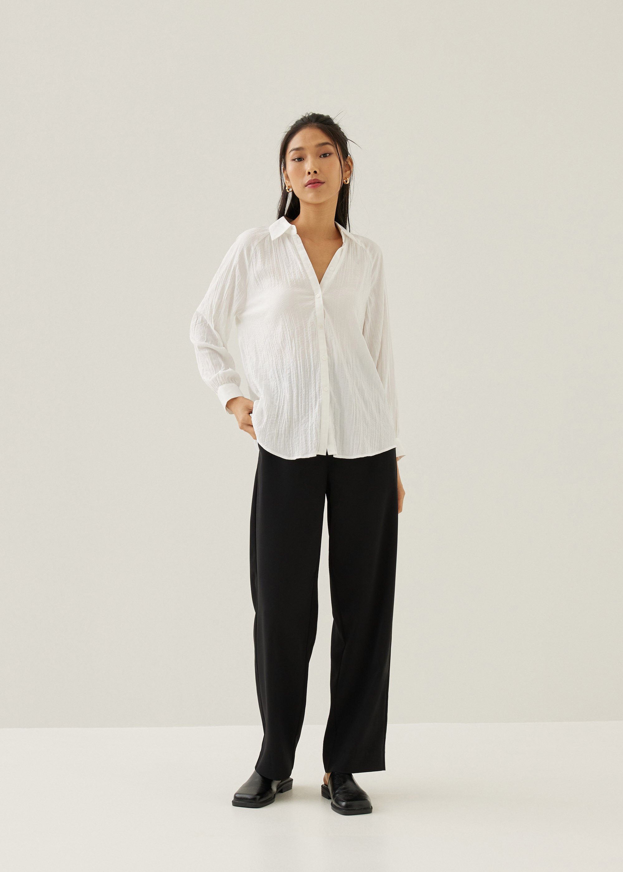 

Halsey Textured Relaxed Shirt-031-S