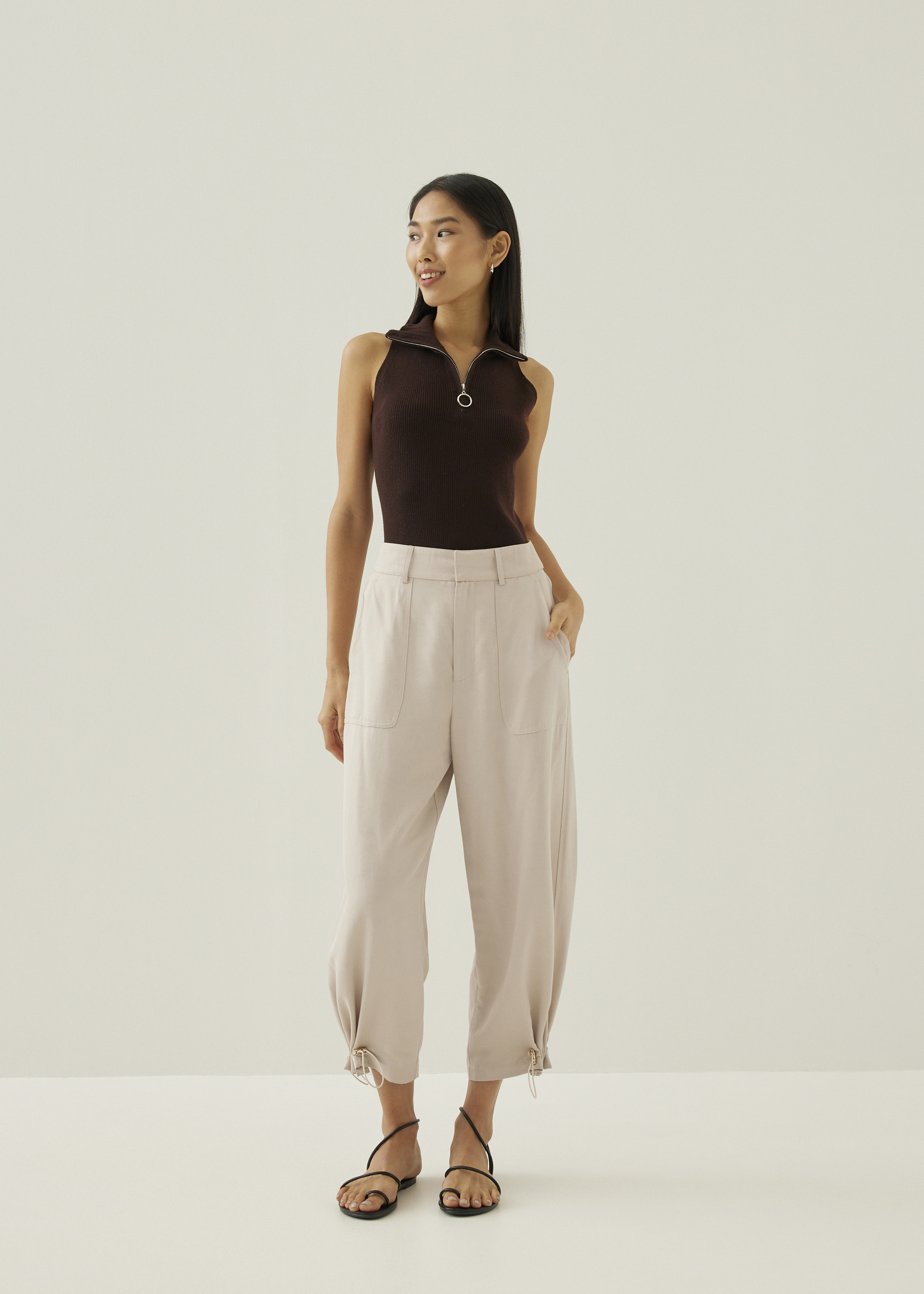 

Dulcia Peg Leg Trousers-042-XL