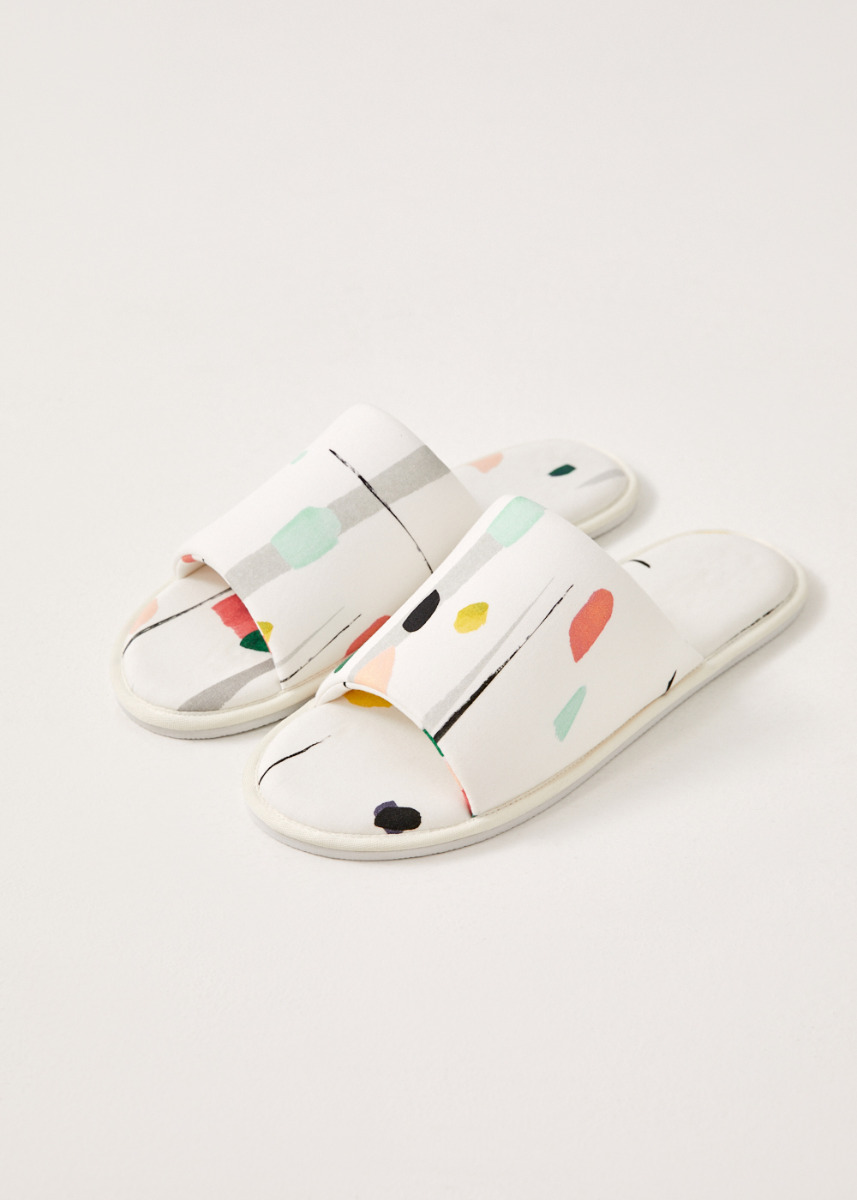 plush slide slippers